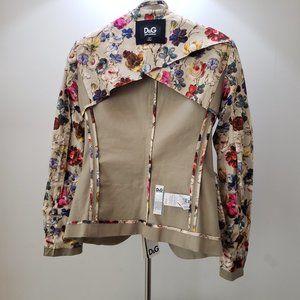 Rare Authentic Vintage DOLCE & GABBANA GIACCA 1BOT LANCIA Khaki Beige Blazer, Wo